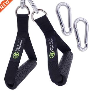 1 Pair Gym Resistance Bands Handles Anti-slip Grip Strong Ny
