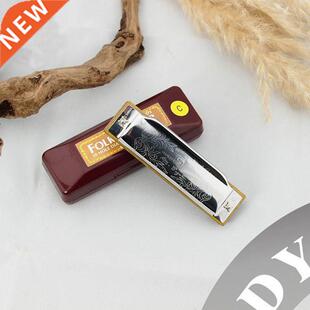 Folkmaster 1072 Standard Beginner Diatonic Blues Harmonica G