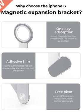 1 Pc Mobile Phone Holder, Enjoying Dual Screen Monitor Side