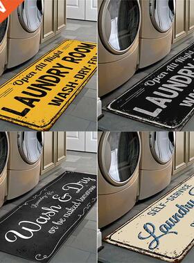 Non-Slip Floor Mat Laundry Room Mat Entrance Doormat Self-Se