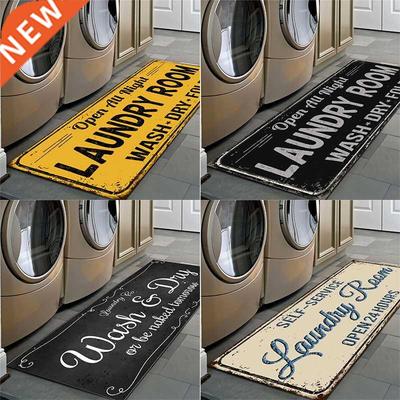 Non-Slip Floor Mat Laundry Room Mat Entrance Doormat Self-Se