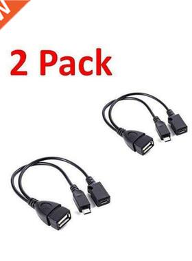 2 Pack Usb Port Terminal Adapter Otg Cable For Fire Tv  Or