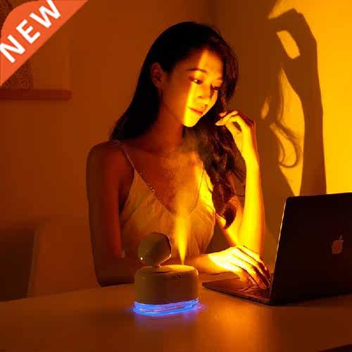 Intelligent Air Humidifier with Sunset Night Light USB