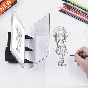 Optical Imaging Drawing Board Lens Sketch Mirror Reflection