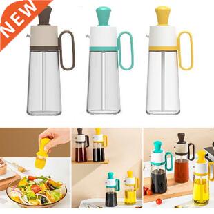 550ml Glass Olive Oil Dispenser Bottle Silicone Dropper