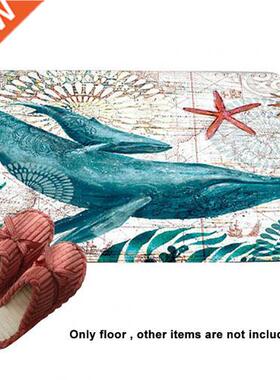 Turtle/Octopus/Sea Horse Printed Doormat Non-slip Floor Rug