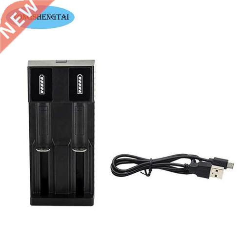 Universal 2 slot Battery USB Charger Smart Chargering for