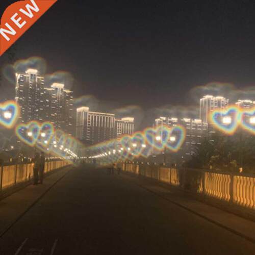 2021 Love Heart Shaped Effect Glasses Watch The Lights Chang