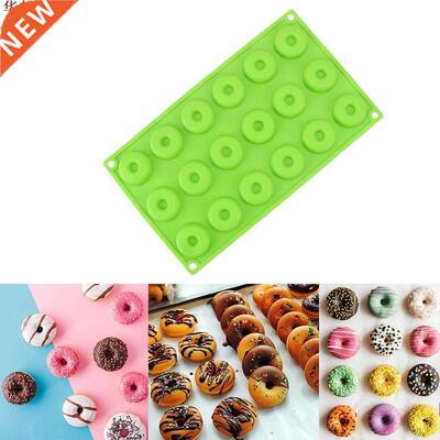 Biscuit Cake Molds 18-Cavity Mini Chocolate/ Donut Silicone