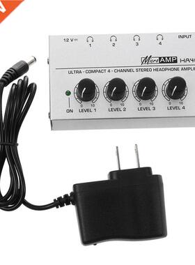 HA400 4 Channel Ultra compact Headphone Audio Stereo Amp Mi