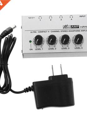 HA400 4 Channel Ultra compact Headphone Audio Stereo Amp Mi