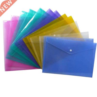 A4 Clear Document Bag Paper File Folder Stationery School O