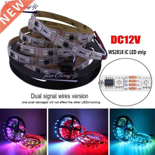 5M 300LEDs 100 Pixel WS2818 DC12V 5050 RGB Full color LED st