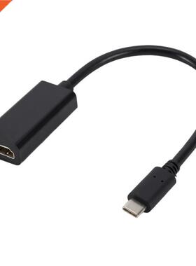 HD 4K 60Hz USB 3.1 Type-C to HDMI-compatible Cable Adapter f