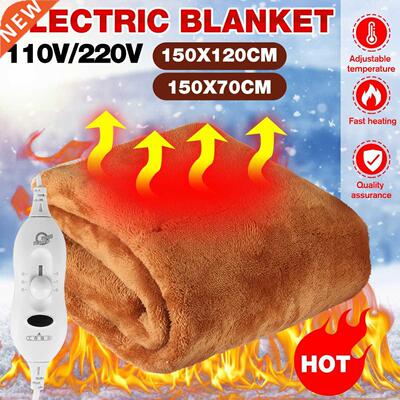 GEMITTO Winter Electric Blanket Thicker Heater 110V/220V Dou