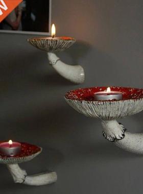 Mushroom Hanging Shelf Whimsical Floating Shelves Wall