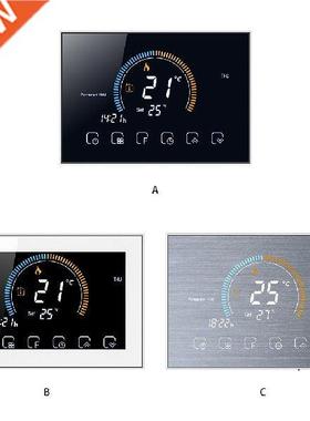 Programmable Room Thermostat Backlit LCD Water Heating