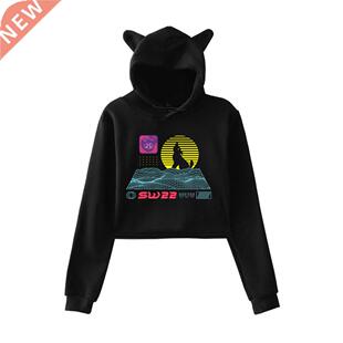 SssniperWolf Synthwave logo Pullover Hoodie Merch Hoodies Sw