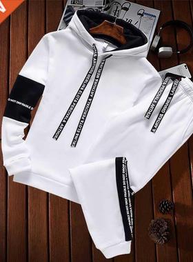 Winte Hoodie Sets Men Tacksuit Casual Hoodies Sweatshit+S