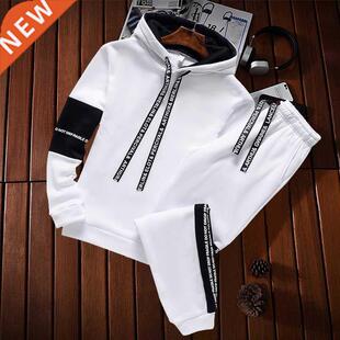 Winte Hoodie Sets Men Tacksuit Casual Hoodies Sweatshit+S