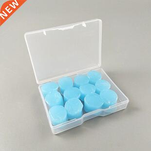 12Pcs/pack Soft Silicone Ear Plugs for Sleeping Swimming Wor