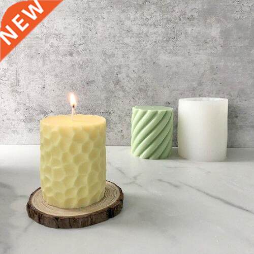 Cylinder Silicone Mold  Epoxy Resin Candle Mould