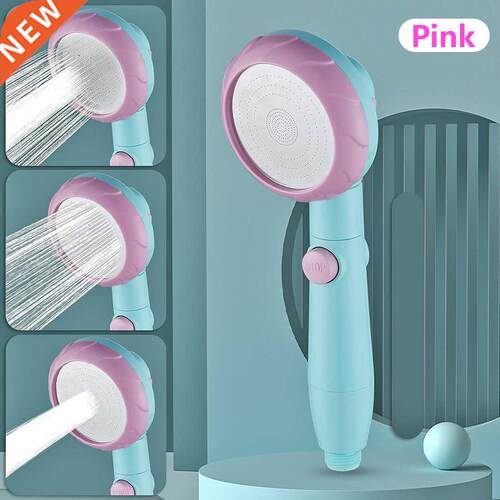 High Pressure ABS Shower Head One-Key Stop Sprayer Handheld