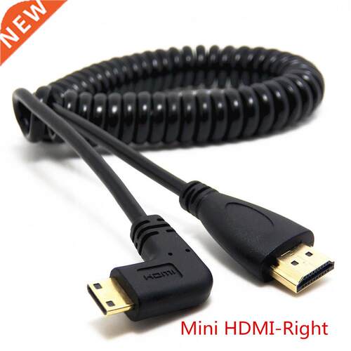 High Speed Spring Micro/Mini HDMI to HDMI Cable Gold Plated