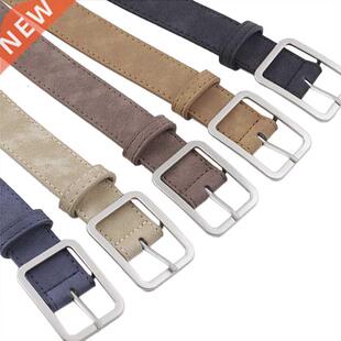 New Designer Black Brown Navy Wide Leather Belt Waistband Fe