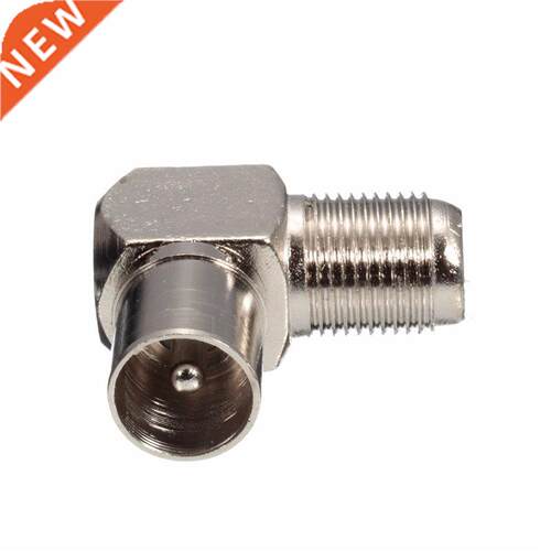Right Angle TV Aerial Antenna Plug Connector Adapter Plug To