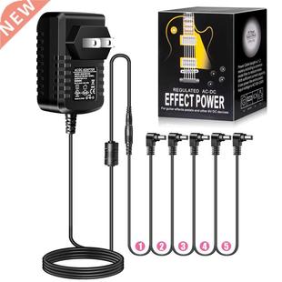 5 Way Electric Guit Effect Pedal Power Supply Accessories