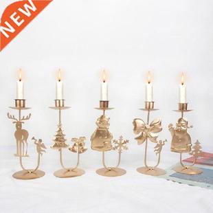 Christmas Rotary Candle Holder Merry Christmas Decor Home