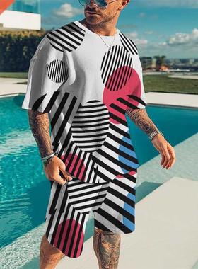 2022 Summe Men's Tacksuit Men Sets Ovesized T Shit et