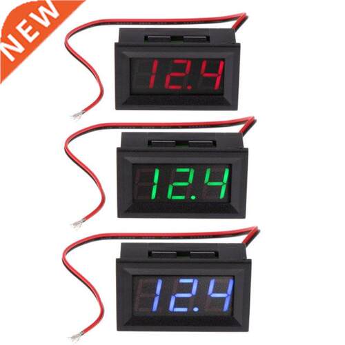 DC 4.5V-30V Digital Voltmeter 0.56 LED 2-Wires Voltage Volt
