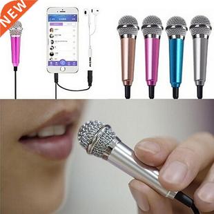 mini Portable 3.5mm Stereo Studio Mic KTV Karaoke Mini Micro