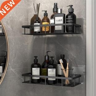 No-drill Bathroom Shelves Storage Rack Wall Mounted Corner