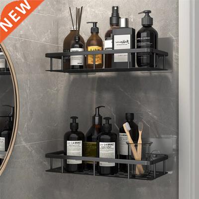 No-drill Bathroom Shelves Storage Rack Wall Mounted Corner
