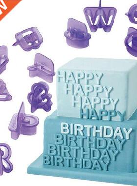 40Pcs Alphabet Number Character Letter Cookie Cutter