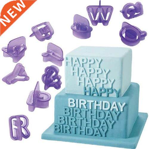 40Pcs Alphabet Number Character Letter Cookie Cutter