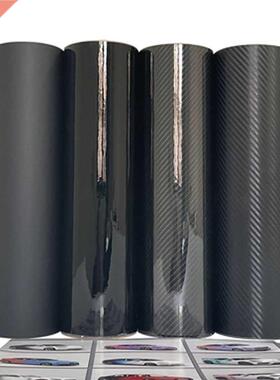 3D Carbon Fiber Vinyl Wrap Film Glossy Black Matte Black Sel