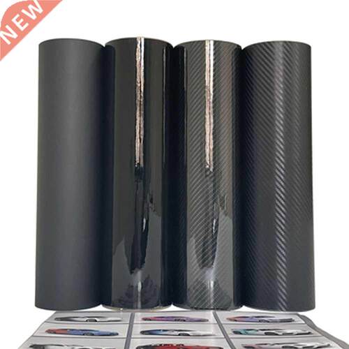 3D Carbon Fiber Vinyl Wrap Film Glossy Black Matte Black Sel