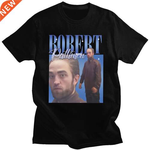 Robert Pattinson 90s Vintage Unisex Black Tshirt Men T Shirt