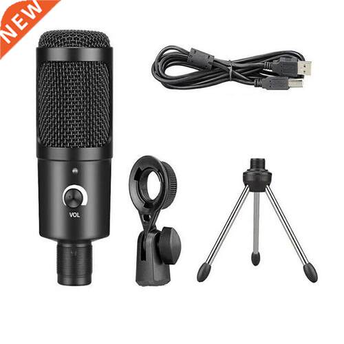Computer Desktop USB Condenser Microphone Micro Metal Conden