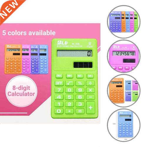 Practical Useful 8 Digits Electronic Calculator Lightweight