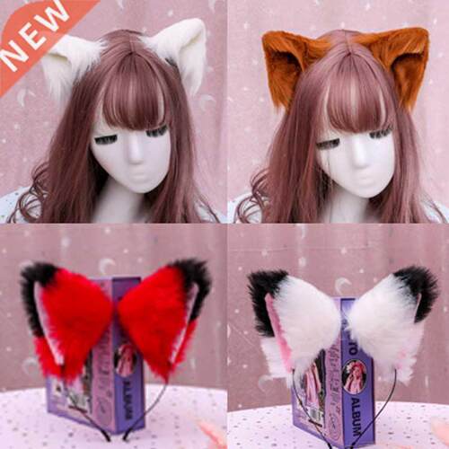 Hot Sale Cosplay Costume Cat Fur Ear Hair Wear Hair Hoop Wom