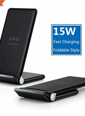 DCAE 15W Qi Quick Charge Wireless Charger Stand Base Pad fo