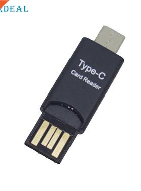 Ecosin2 USB 2.0 Type C Host OTG Adapter Micro SD Card Reade
