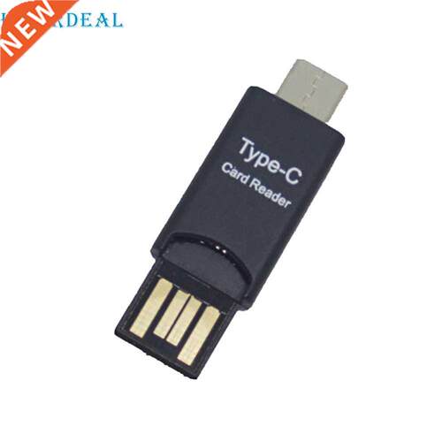 Ecosin2 USB 2.0 Type C Host OTG Adapter Micro SD Card Reade