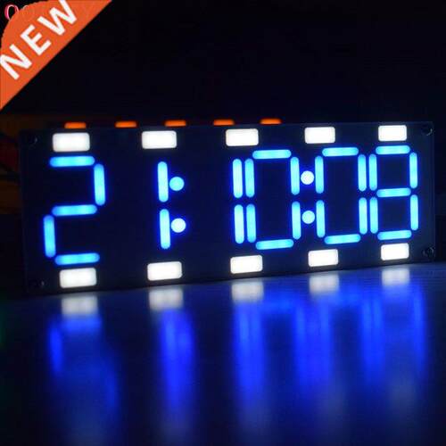 DIY Large Two-Color Digital Clock DIY Kit 6 Digit LED Digita