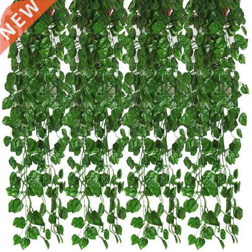 12Pcs tificial Ivy Gland Leaf Vines Plants Greenery Hang